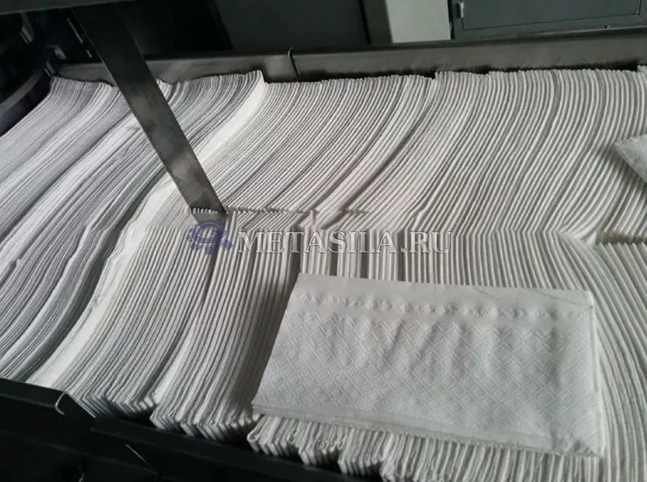 фото Машина по производству салфеток и упаковке от магазина Метасила