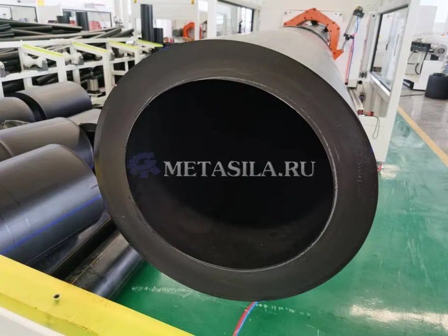 картинка Линия по производству труб из полиэтилена высокой плотности (диаметр трубы: 90-560 мм) от магазина Метасила