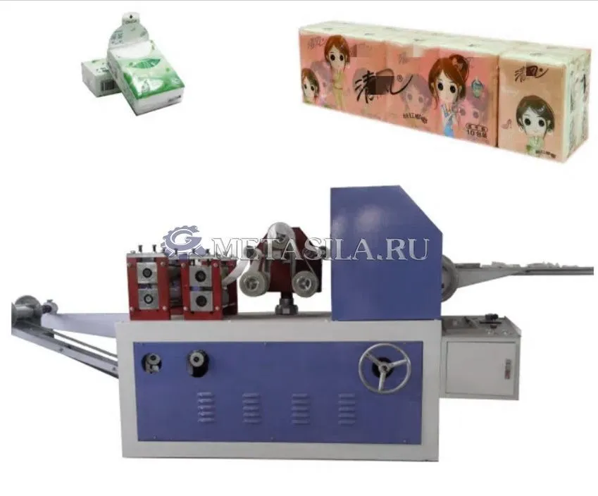 картинка Машина для производства салфеток для рук от магазина компании Метасила