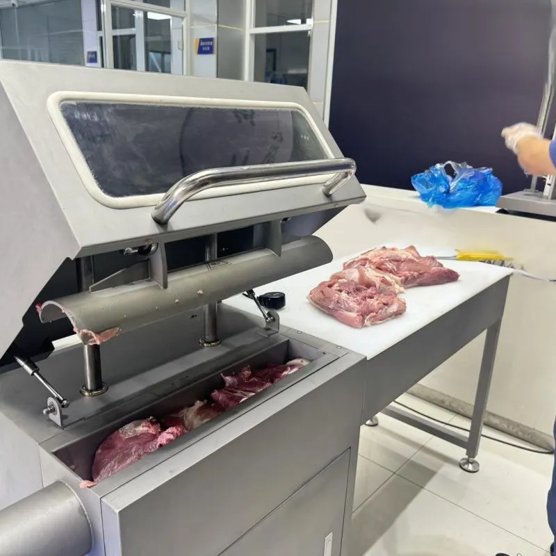 фото Станок для упаковки мяса в мешок-рукав от магазина Метасила