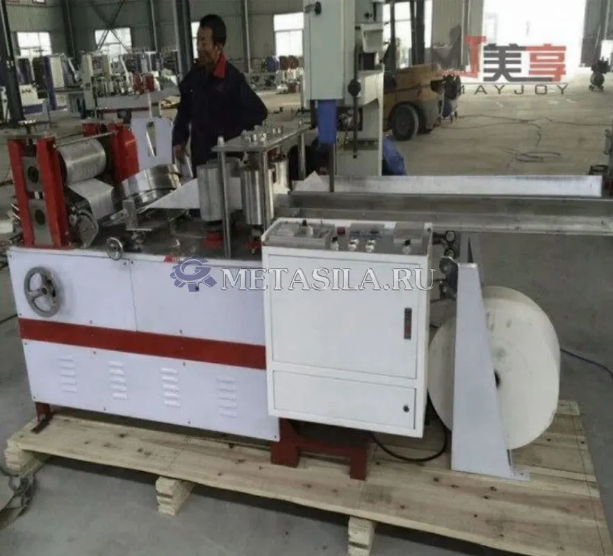 картинка Машина для упаковки и нарезки салфеток от поставщика магазина Метасила 