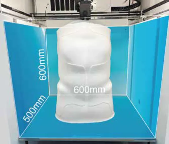 картинка 3D принтер FDM с рабочей зоной 600*500*600 от магазина Метасила