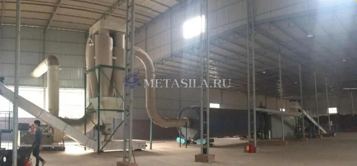 картинка Линия по производству гранул из древесных опилок (1,5 т в час)  от магазина Метасила