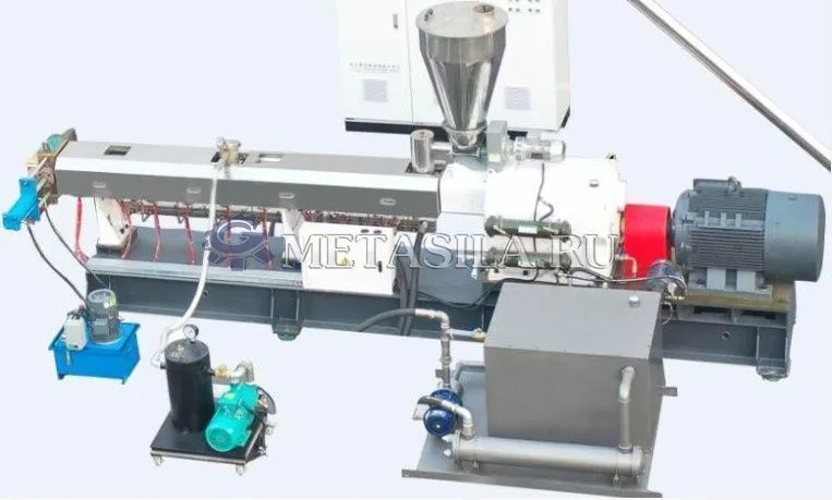 картинка Линия гранулирования хлопьев ПЭТ бутылок от магазина Метасила