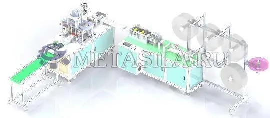 картинка Линия по производству медицинских масок FT-85  от магазина компании Метасила