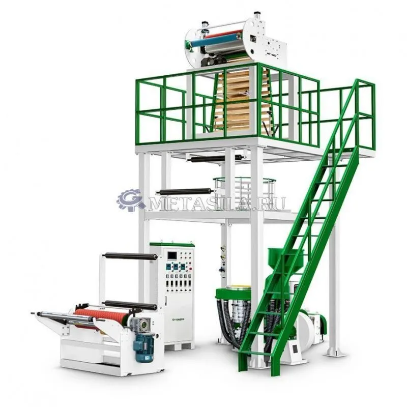 картинка Линия для выдувания однослойной пленки из ПВД  от магазина Метасила