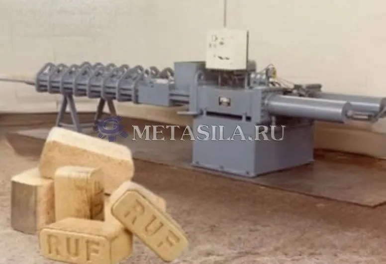 картинка Машина изготовления брикетов RUF от магазина Метасила
