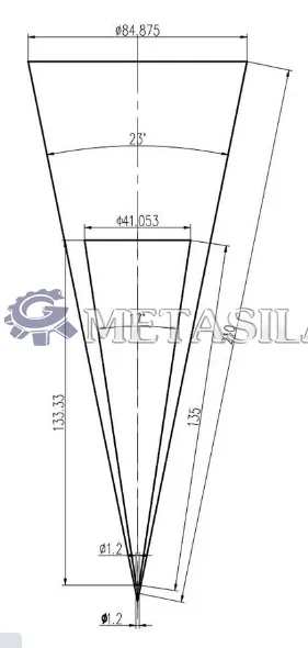 картинка Станок для производства бумажный конусных рукавов 02 от магазина Метасила