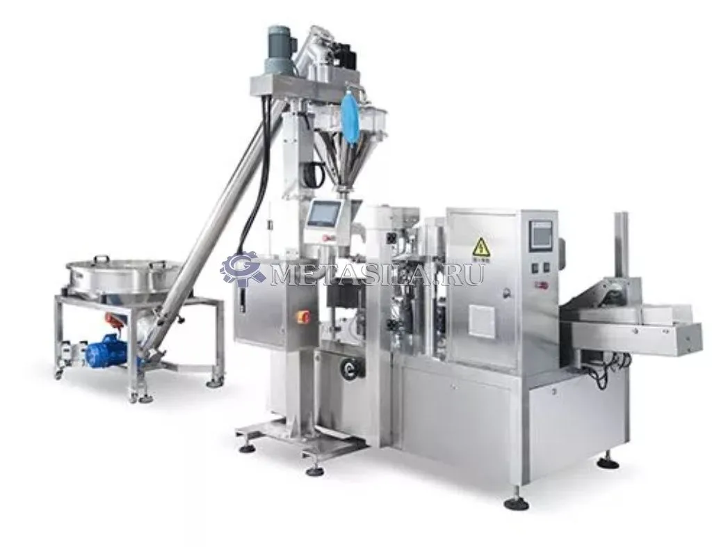фото Машина для упаковки порошкообразных продуктов в пакеты от магазина Метасила