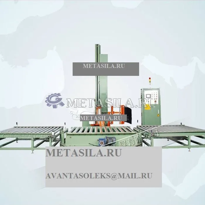 фото Линия фасовки муки в мешки по 50 кг (20 тонн в час) с укладкой на поддоны  от магазина Метасила