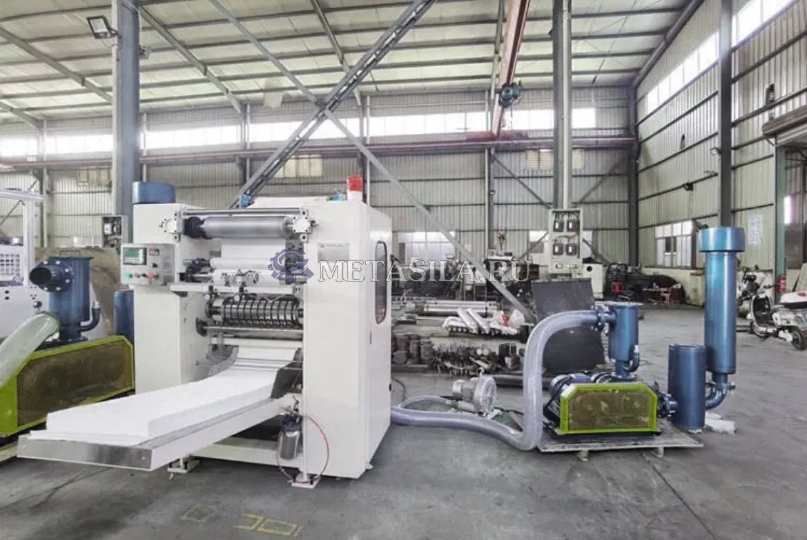 картинка Машина для производства салфеток для рук от магазина компании Метасила