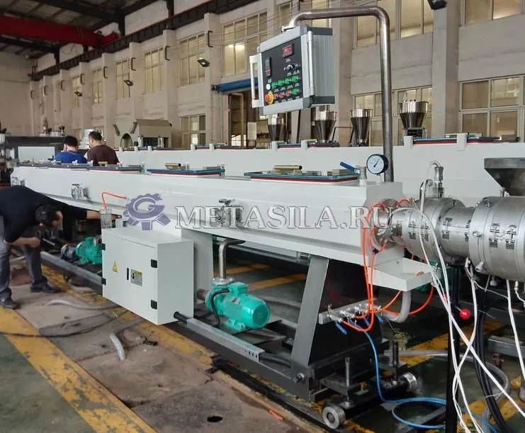 картинка Линия по производству полиэтиленовых труб K-56  от магазина Метасила