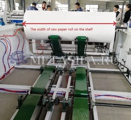 картинка Производство туалетной бумаги с тиснением  от магазина Метасила