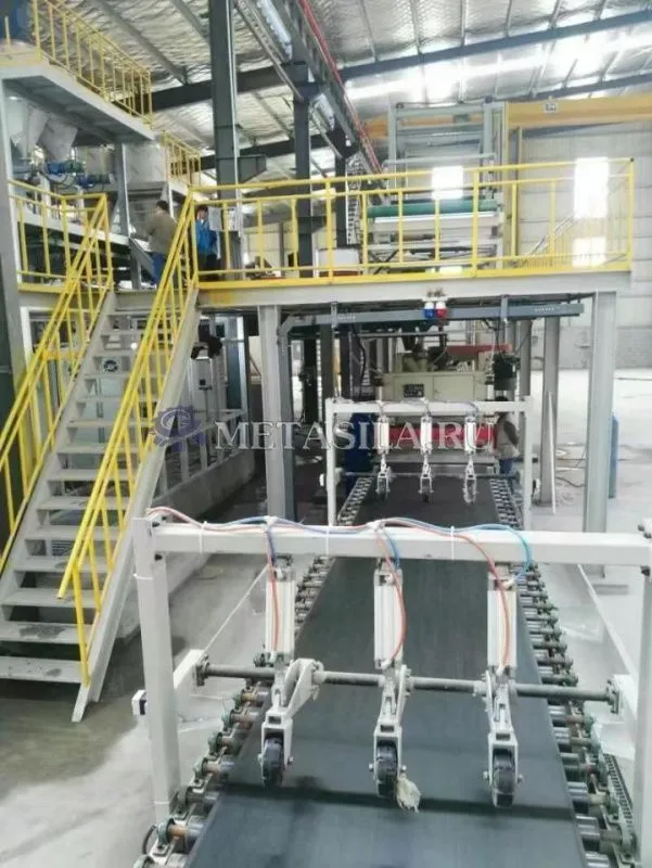 картинка Линия по производству гипсокартона (площадью 10 миллионов кв. м в год)  от магазина Метасила
