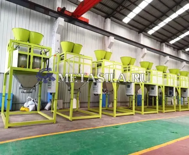 картинка Производственная линия по изготовлению гранул для кошачьего туалета (10 Т/Ч) от магазина Метасила
