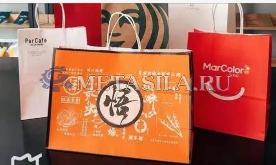 картинка ЛИНИЯ ПРОИЗВОДСТВА БУМАЖНЫХ ПАКЕТОВ С ВИТОЙ РУЧКОЙ  от поставщика магазина Метасила 