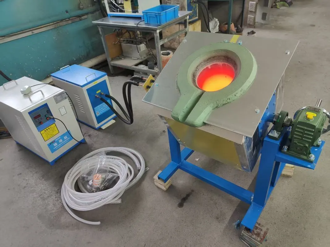 картинка Плавильная индукционная печь средней частоты, модель LK-2 от магазина Метасила