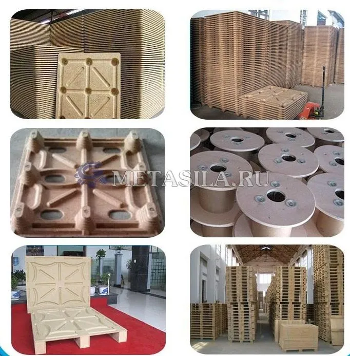 картинка Линия по производству поддонов из прессованной древесины GY87  от магазина Метасила