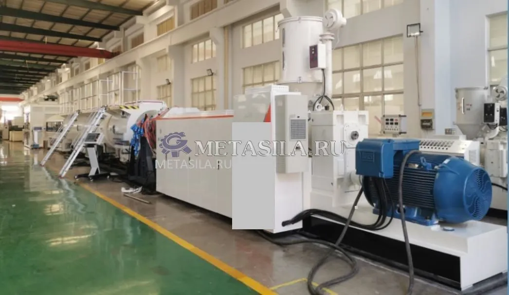 картинка Линия по производству труб из полиэтилена высокой плотности (диаметр трубы: 90-560 мм) от магазина Метасила