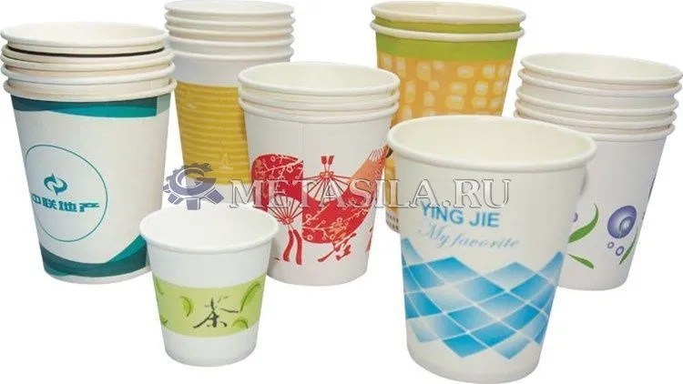 картинка Станок для производства бумажных стаканчиков под кофе от магазина Метасила