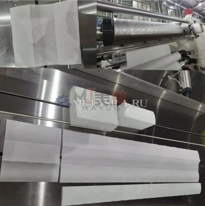 картинка Машина для производства салфеток для рук от магазина компании Метасила