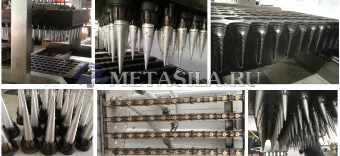 картинка Полуавтоматический станок по изготовлению вафельных стаканов от магазина Метасила