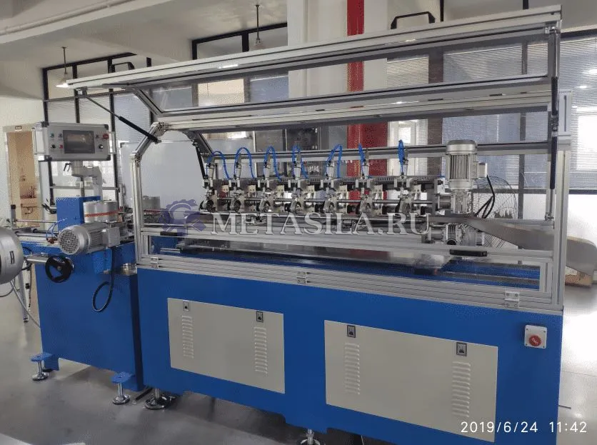 картинка Машина для производства одноразовых бумажных соломинок от магазина Метасила