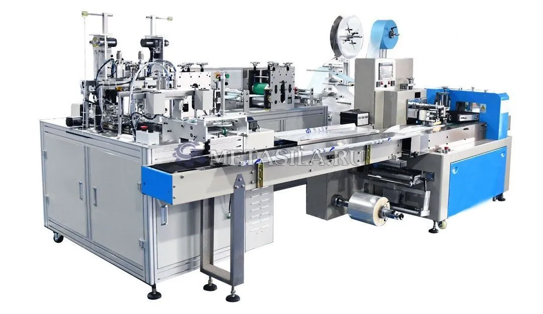 картинка Автоматическая линия по производству медицинских масок QW-06 от магазина компании Метасила