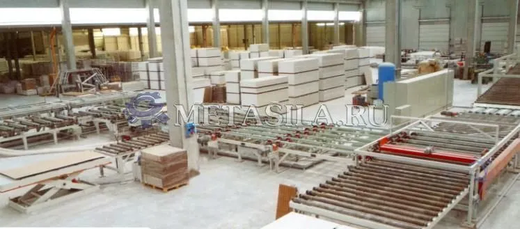 картинка Линия по производству гипсокартона (площадью 10 миллионов кв. м в год)  от магазина Метасила