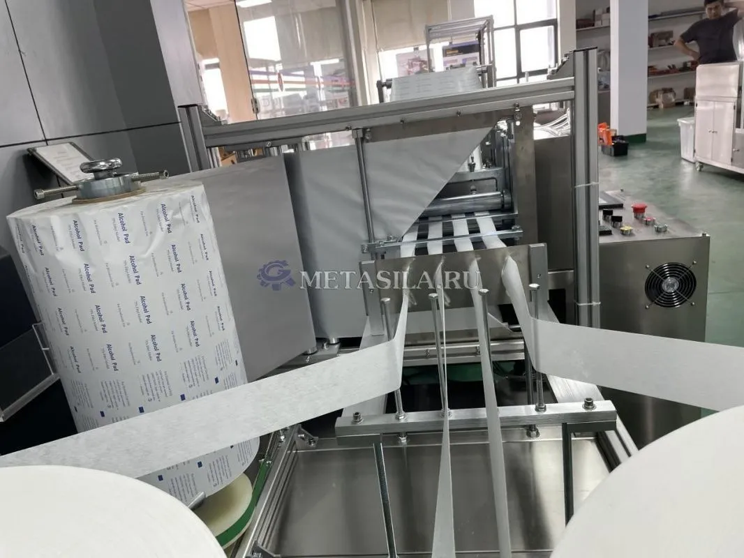 картинка Станок по производству спиртовых салфеток T-55  от магазина компании Метасила