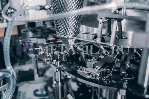 фото Автоматическая ротационная машина для наполнения и запечатывания готовых пакетов от магазина Метасила