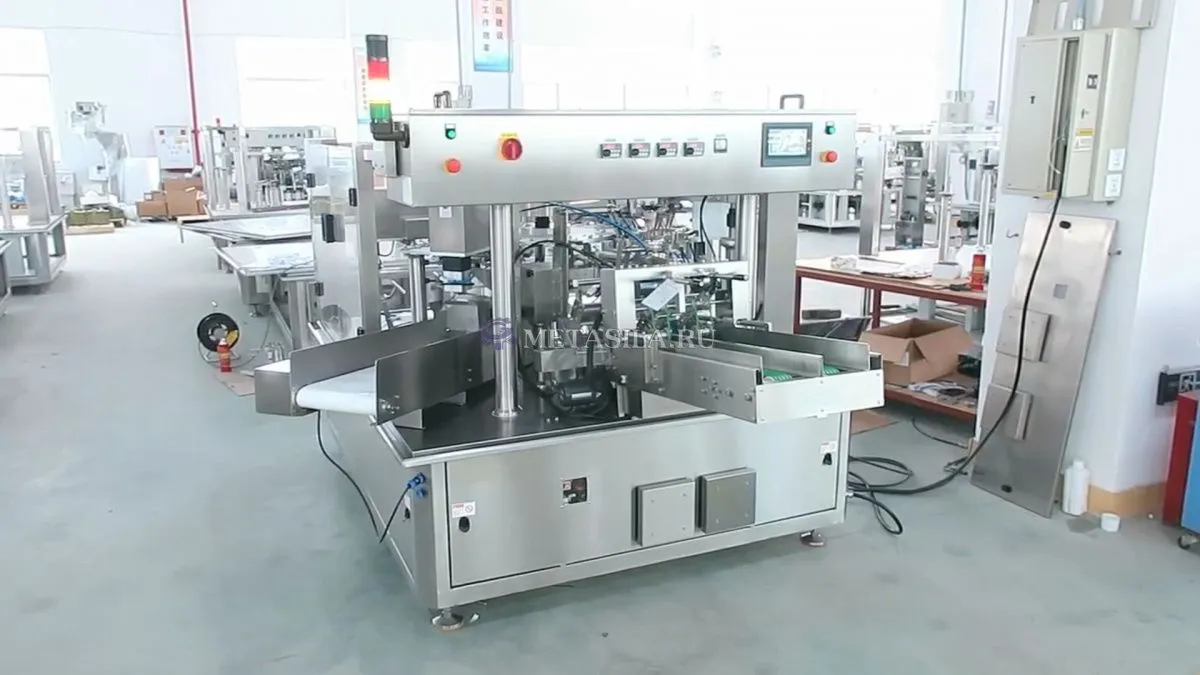 фото Многофункциональная ротационная машина для наполнения готовых мешков от магазина Метасила