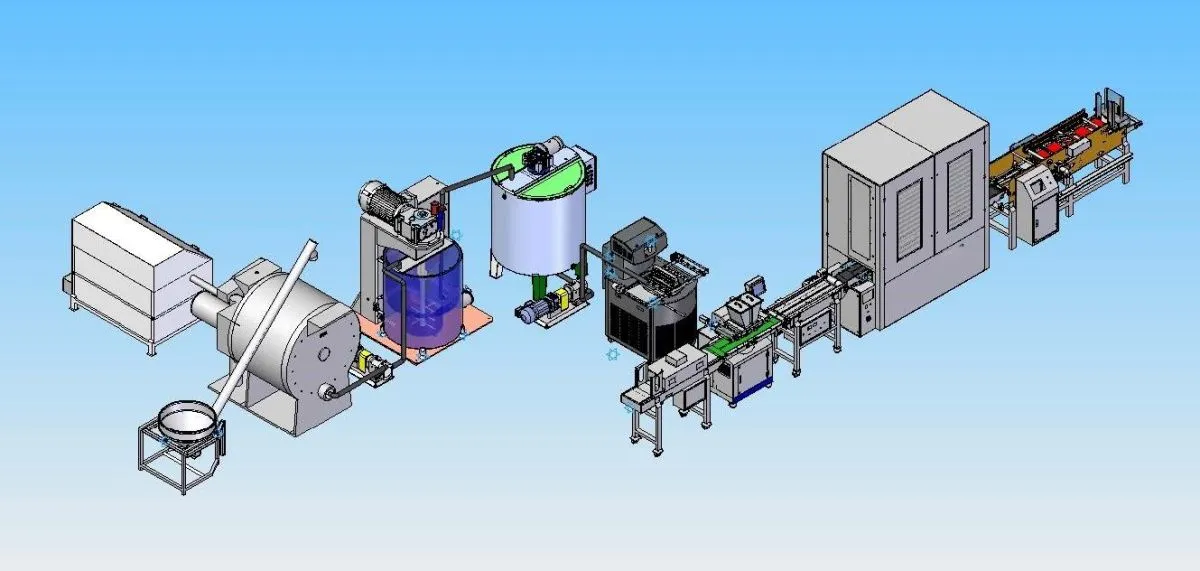 картинка Линия по производству шоколада E-40 от магазина Метасила