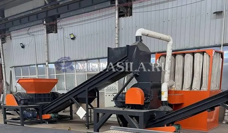 картинка Линия по переработке автомобильных шин (500-600 кг/ч)  от магазина Метасила