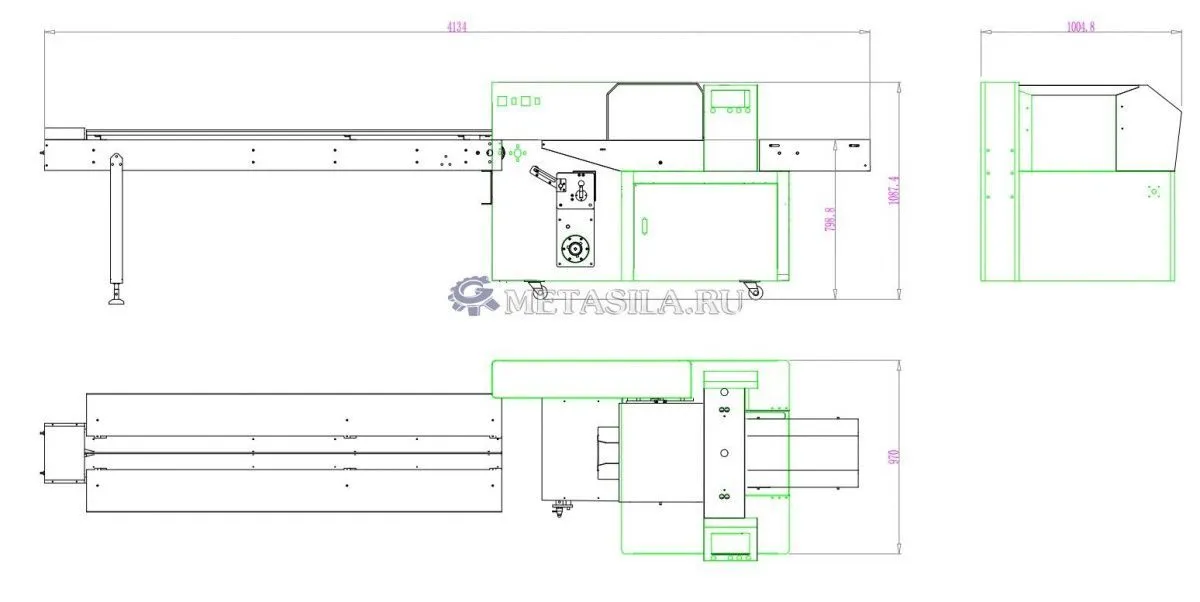 фото Станок для упаковки товаров в пузырчатую пленку X-875 от магазина Метасила