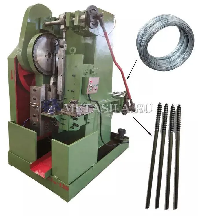картинка Вертикальный станок для производства саморезов и винтов от магазина Метасила
