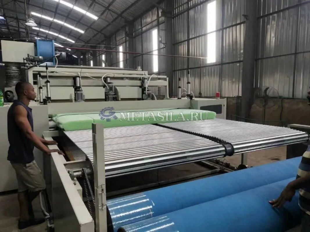 картинка Линия по производству термосклеенной ваты (для матрасов)  от магазина Метасила