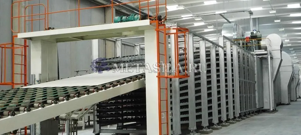 картинка Линия по производству гипсокартона (2 миллиона) от магазина Метасила