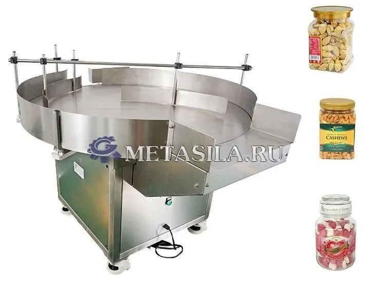 фото Линия по упаковке продукции в круглые банки  от магазина Метасила