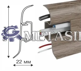 картинка Линия по производству плинтусов из ПВХ  от магазина Метасила