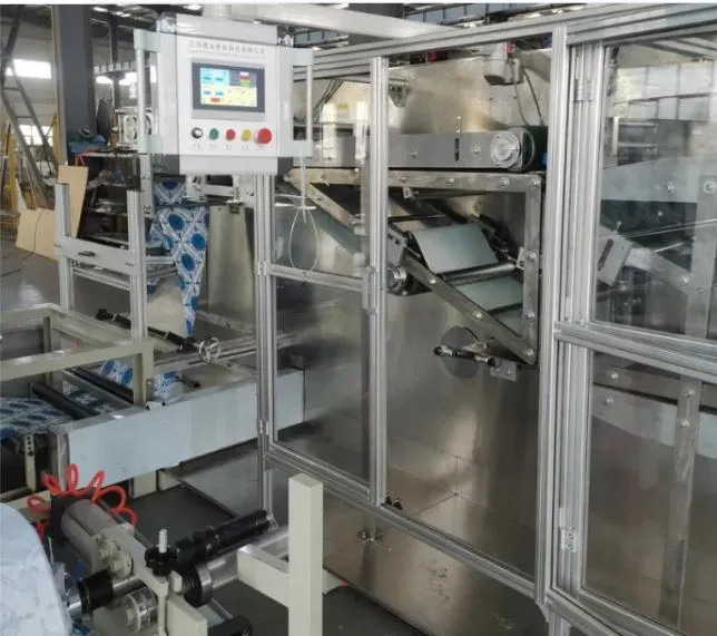 картинка Линия для резки, складывания и упаковки скатертей (модель DR-1400) от магазина Метасила