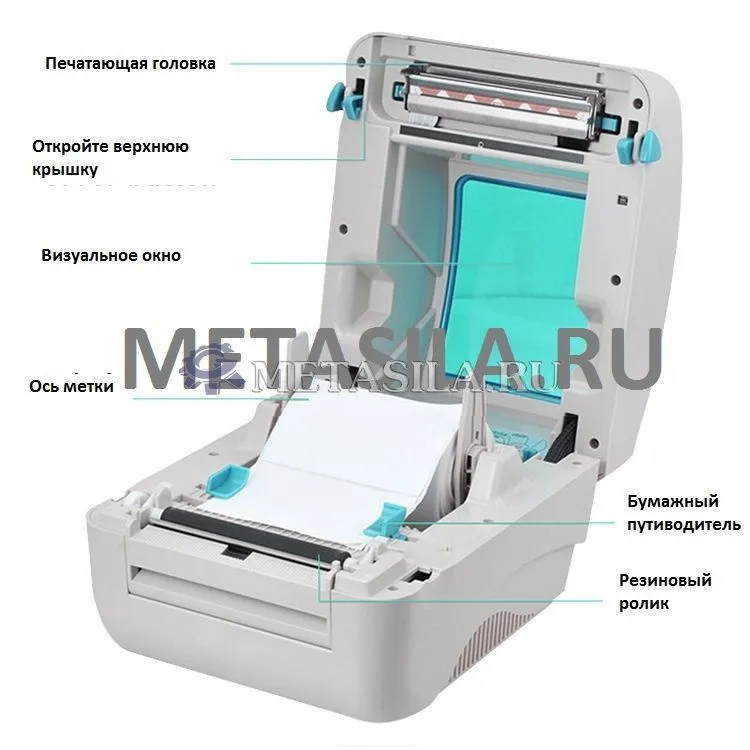 картинка Термопринтер штрих-кодов от магазина Метасила