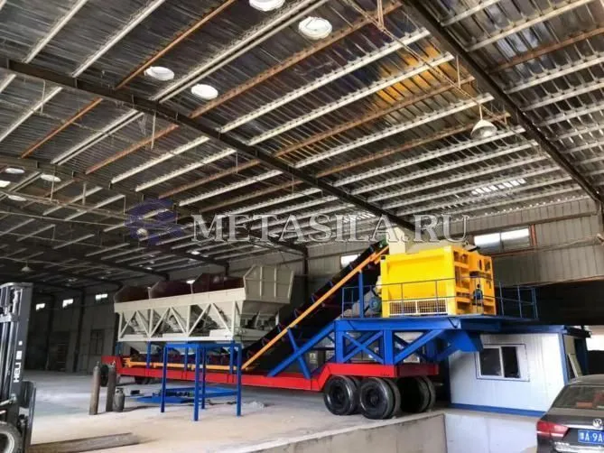 картинка Мобильная бетоносмесительная установка от магазина Метасила