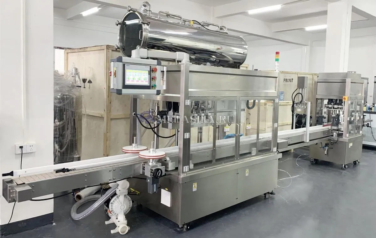 картинка Автоматическая линия розлива в бутылки  SW-98  от магазина Метасила