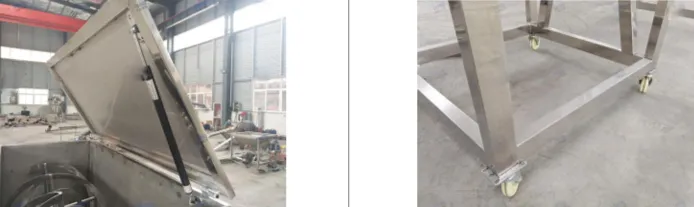 картинка Горизонтальный промышленный смеситель для сухого сырья, модель 300 от магазина Метасила