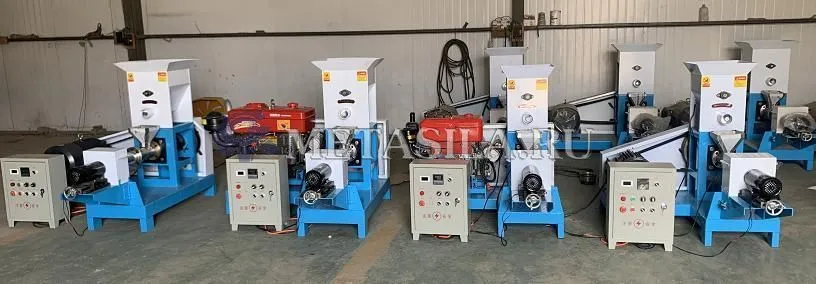 картинка Станок для производства корма для домашних животных FK-65 (кормовой экструдер)  от магазина Метасила