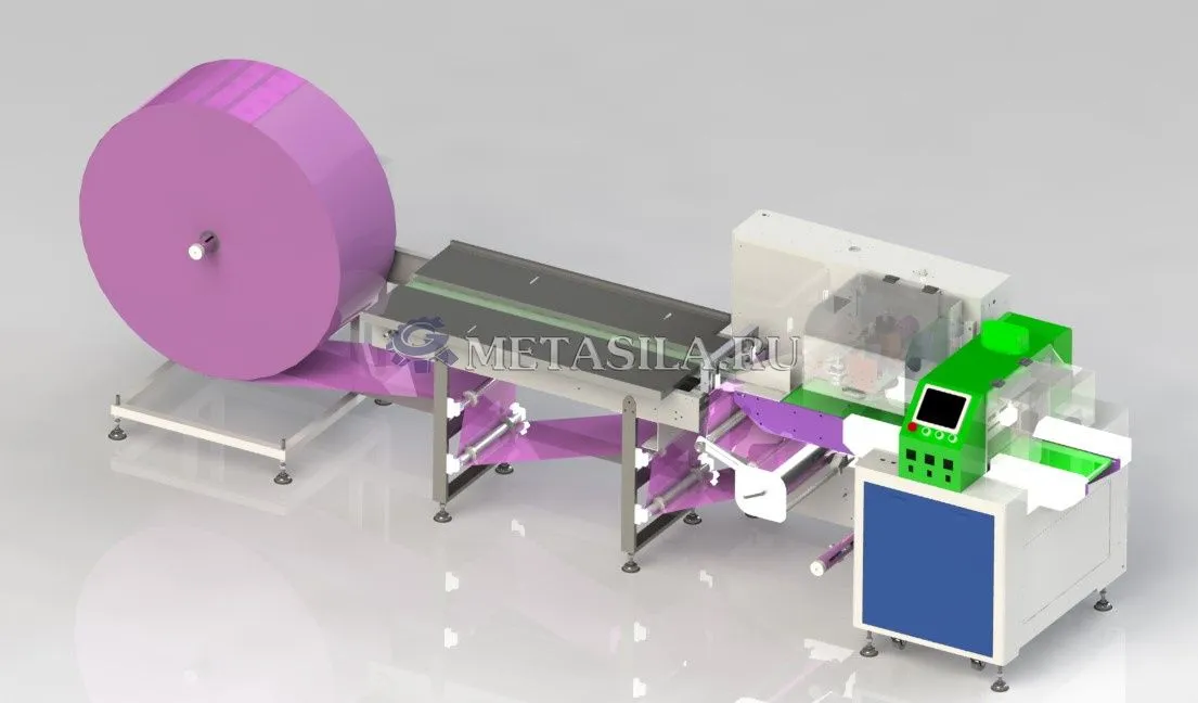 фото Станок для упаковки товаров в пузырчатую пленку X-875 от магазина Метасила