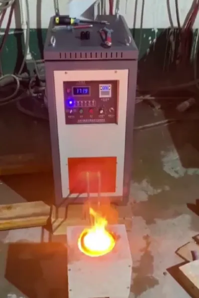 картинка Компактная индукционная плавильная печь, модель 2-5 кг от магазина Метасила