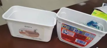 фото Автоматическая линия упаковки капсул для стирки в пластиковые контейнеры KD650 от магазина Метасила