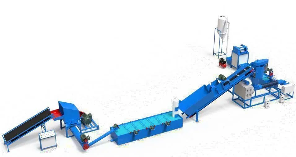 картинка Линию по переработке пластиковых отходов и по производству пластиковых гранул (100-150 кг/ч) от магазина Метасила